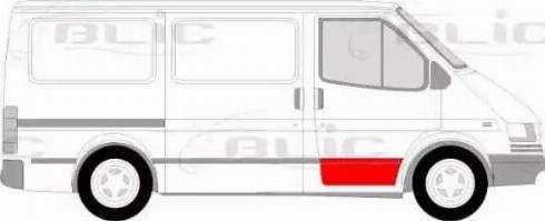 BLIC 6015-00-2515122P - Обшивка двери abcparts.ee