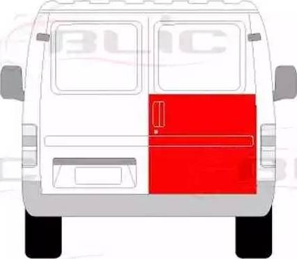 BLIC 6016-00-2515154P - Обшивка двери abcparts.ee