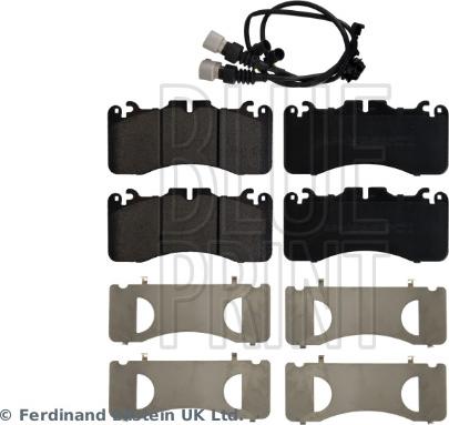 Blue Print ADBP420062 - Тормозные колодки, дисковые, комплект abcparts.ee