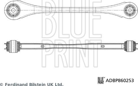 Blue Print ADBP860253 - Рычаг подвески колеса abcparts.ee