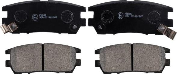 Blue Print ADC44243 - Тормозные колодки, дисковые, комплект abcparts.ee