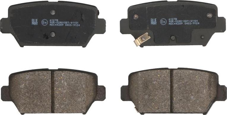 Blue Print ADC44289 - Тормозные колодки, дисковые, комплект abcparts.ee