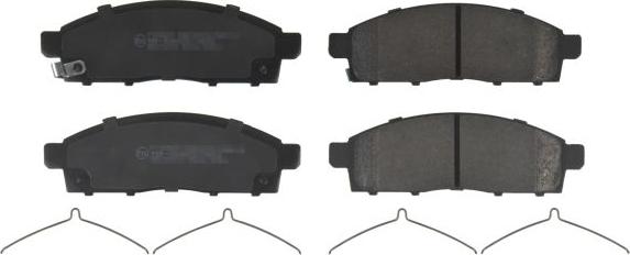 Blue Print ADC44272 - Тормозные колодки, дисковые, комплект abcparts.ee