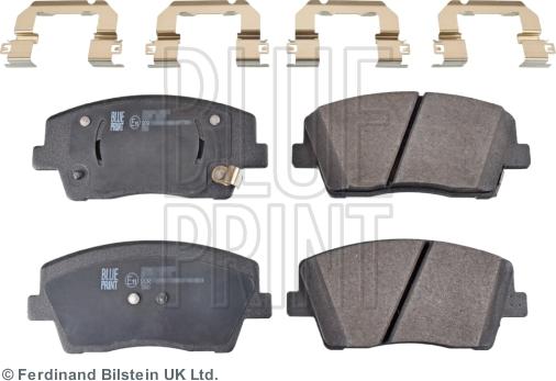 Blue Print ADG042190 - Тормозные колодки, дисковые, комплект abcparts.ee