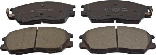 Blue Print ADG04272 - Тормозные колодки, дисковые, комплект abcparts.ee