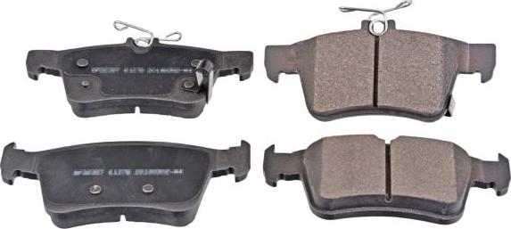 Blue Print ADH242101 - Тормозные колодки, дисковые, комплект abcparts.ee