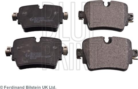 Blue Print ADJ134249 - Тормозные колодки, дисковые, комплект abcparts.ee