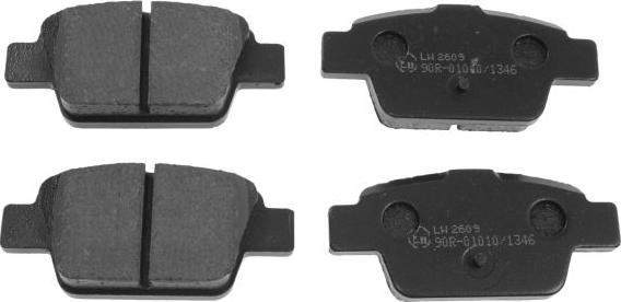 Blue Print ADL144204 - Тормозные колодки, дисковые, комплект abcparts.ee