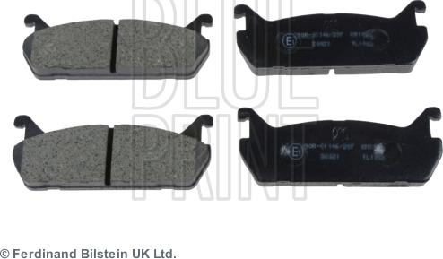Blue Print ADM54269 - Тормозные колодки, дисковые, комплект abcparts.ee