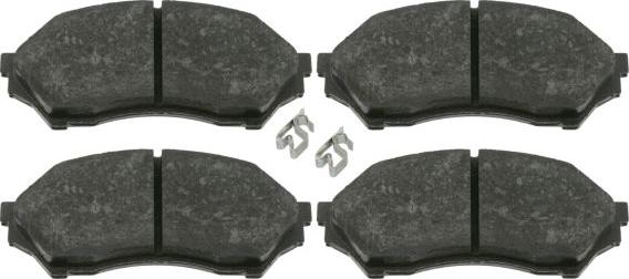 Blue Print ADM54266 - Тормозные колодки, дисковые, комплект abcparts.ee