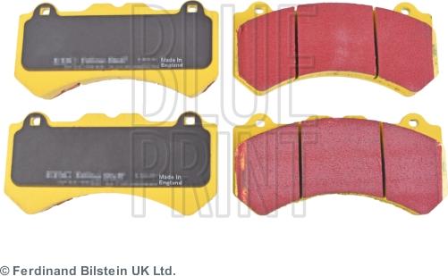 Blue Print ADN142143 - Тормозные колодки, дисковые, комплект abcparts.ee