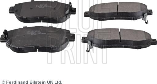 Blue Print ADT34291 - Тормозные колодки, дисковые, комплект abcparts.ee