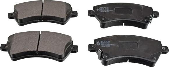 Blue Print ADT342133 - Тормозные колодки, дисковые, комплект abcparts.ee