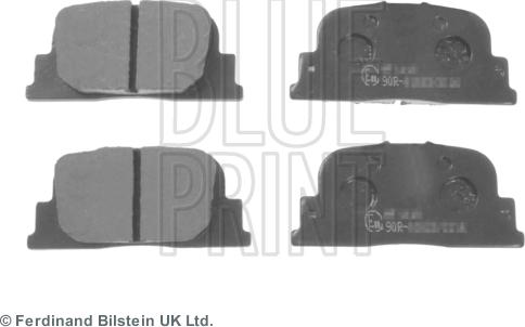 Blue Print ADT342179 - Тормозные колодки, дисковые, комплект abcparts.ee