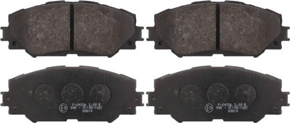 Blue Print ADT342171 - Тормозные колодки, дисковые, комплект abcparts.ee