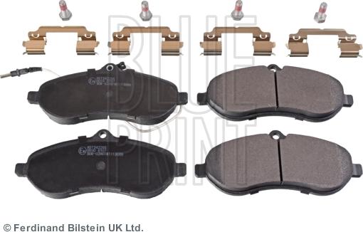 Blue Print ADT342206 - Тормозные колодки, дисковые, комплект abcparts.ee
