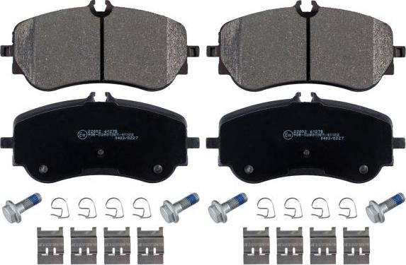 Blue Print ADV184264 - Тормозные колодки, дисковые, комплект abcparts.ee