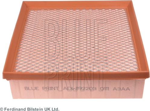 Blue Print ADW192203 - Воздушный фильтр двигателя abcparts.ee