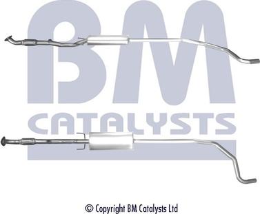 BM Catalysts BM50462 - Труба выхлопного газа abcparts.ee