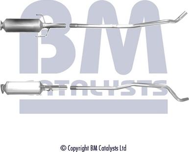 BM Catalysts BM11020 - Сажевый / частичный фильтр, система выхлопа ОГ abcparts.ee