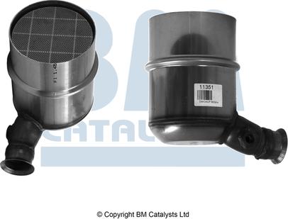 BM Catalysts BM11351HP - Сажевый / частичный фильтр, система выхлопа ОГ abcparts.ee