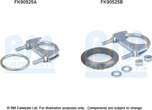 BM Catalysts FK90525 - Монтажный комплект, катализатор abcparts.ee