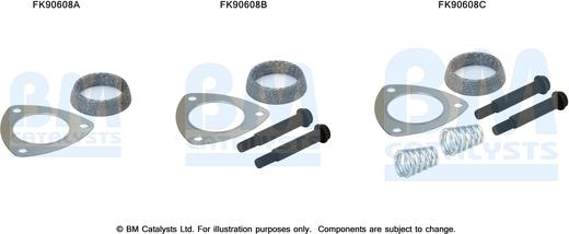 BM Catalysts FK90608 - Монтажный комплект, катализатор abcparts.ee