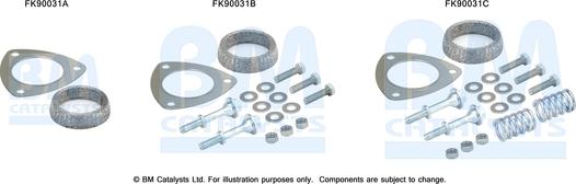 BM Catalysts FK90031 - Монтажный комплект, катализатор abcparts.ee