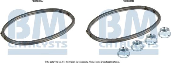 BM Catalysts FK90896 - Монтажный комплект, катализатор abcparts.ee