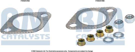 BM Catalysts FK92478 - Монтажный комплект, катализатор abcparts.ee