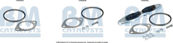 BM Catalysts FK92043 - Монтажный комплект, катализатор abcparts.ee