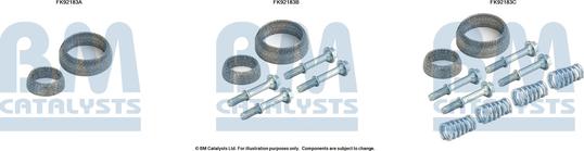 BM Catalysts FK92183 - Монтажный комплект, катализатор abcparts.ee