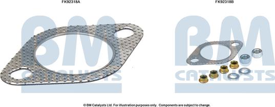 BM Catalysts FK92318 - Монтажный комплект, катализатор abcparts.ee