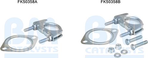 BM Catalysts FK50358 - Монтажный комплект, труба выхлопного газа abcparts.ee