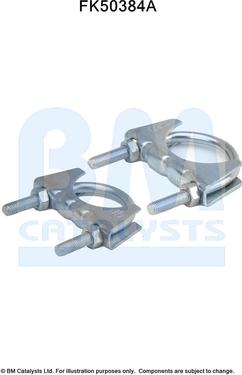 BM Catalysts FK50384 - Монтажный комплект, труба выхлопного газа abcparts.ee