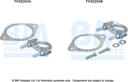 BM Catalysts FK50204 - Монтажный комплект, труба выхлопного газа abcparts.ee
