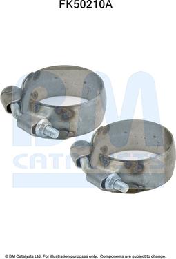 BM Catalysts FK50210 - Монтажный комплект, труба выхлопного газа abcparts.ee