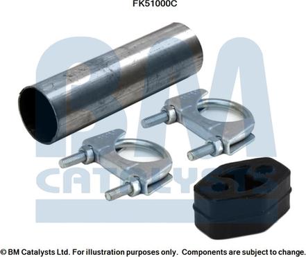 BM Catalysts FK51000 - Монтажный комплект, труба выхлопного газа abcparts.ee