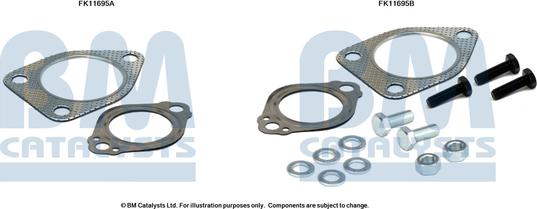 BM Catalysts FK11695 - Монтажный комплект, сажевый / частичный фильтр abcparts.ee