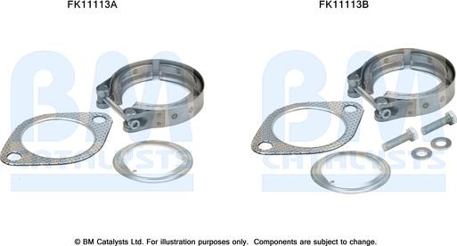BM Catalysts FK11113 - Монтажный комплект, сажевый / частичный фильтр abcparts.ee