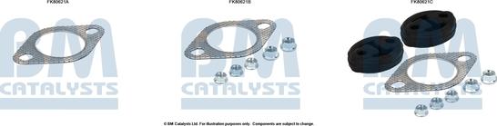 BM Catalysts FK80621 - Монтажный комплект, катализатор abcparts.ee