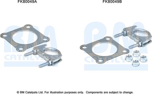 BM Catalysts FK80049 - Монтажный комплект, катализатор abcparts.ee