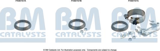 BM Catalysts FK80157 - Montaažikomplekt, katalüsaator abcparts.ee