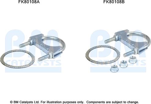 BM Catalysts FK80108 - Монтажный комплект, катализатор abcparts.ee