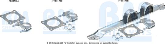 BM Catalysts FK80173 - Монтажный комплект, катализатор abcparts.ee
