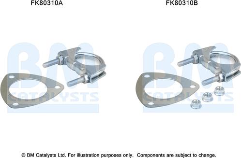 BM Catalysts FK80310 - Монтажный комплект, катализатор abcparts.ee