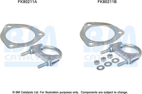 BM Catalysts FK80211 - Монтажный комплект, катализатор abcparts.ee