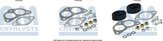 BM Catalysts FK70122 - Монтажный комплект, труба выхлопного газа abcparts.ee