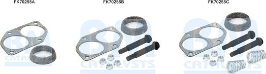 BM Catalysts FK70255 - Монтажный комплект, труба выхлопного газа abcparts.ee