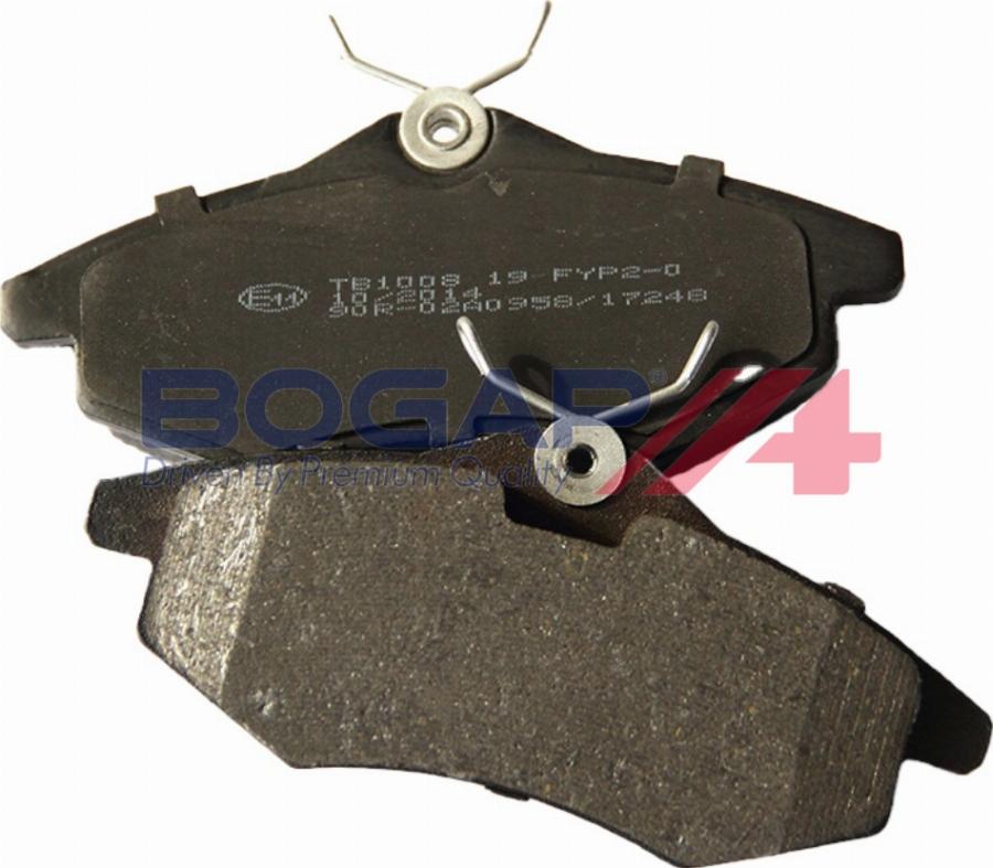 BOGAP A8210180 - Тормозные колодки, дисковые, комплект abcparts.ee